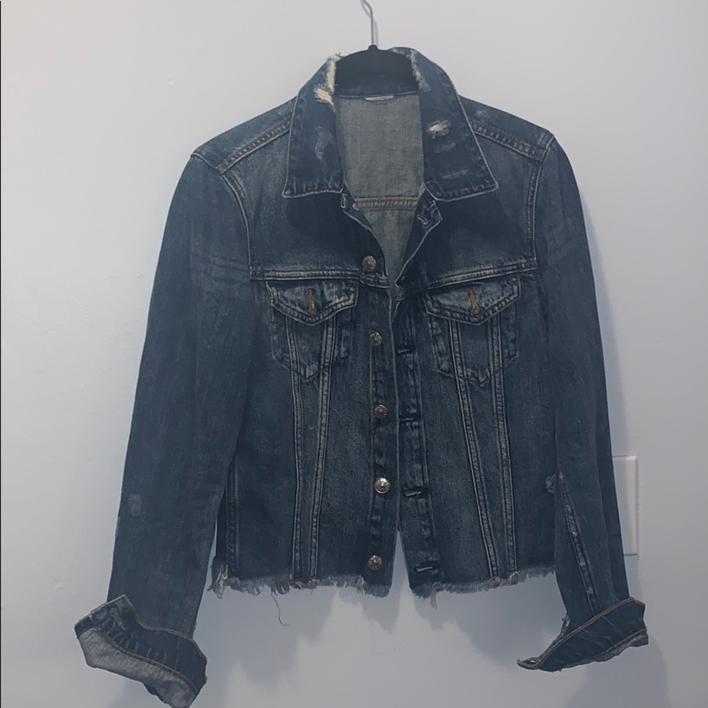 Cropped Denim Jacket